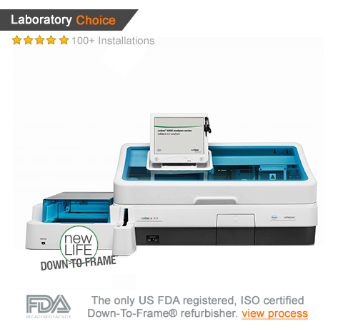 Roche Cobas E411 Rack Immunology Analyzer Diamond Diagnostics